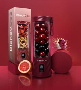 Frullatore bordeaux BlendyGo 3